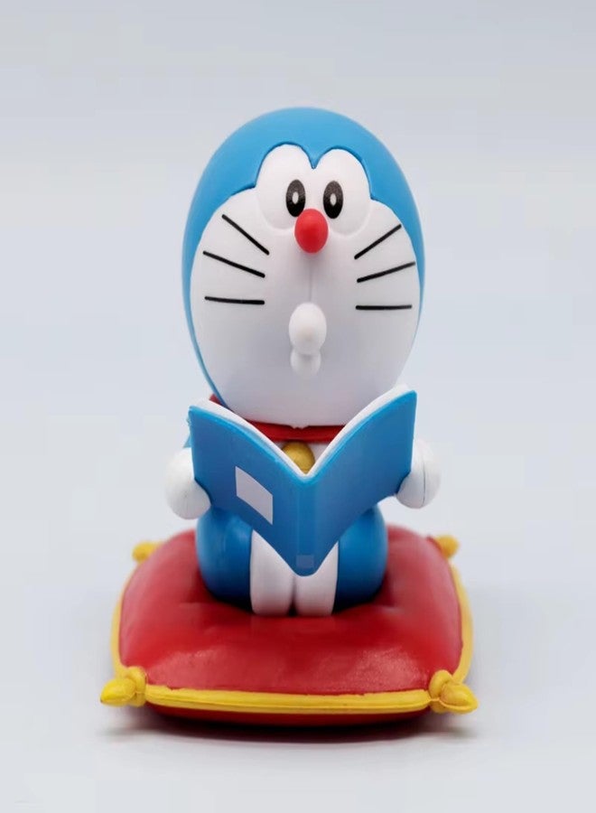 AUGEN Doremon Set of 6 Action Figure Limited Edition for Car Dashboard, Decoration, Cake, Office Desk & Study Table (7.6cm)(Pack of 6) - Image 3